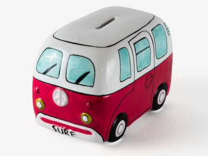 Devoted Devoted Surf Bus Spaarpot Rood