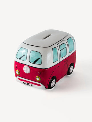 Devoted Devoted Surf Bus Spaarpot Rood