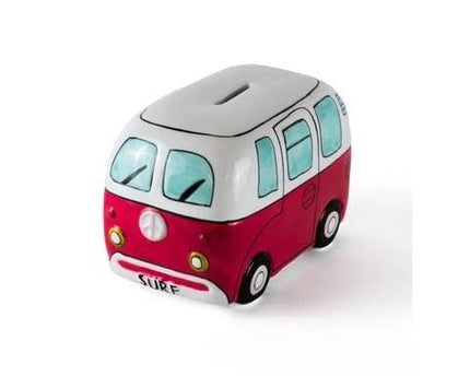 Devoted Devoted Surf Bus Spaarpot Rood