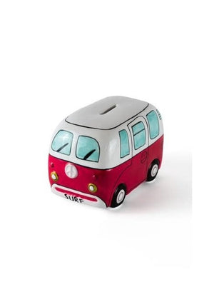 Devoted Devoted Surf Bus Spaarpot Rood