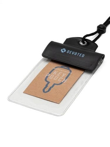 Devoted Devoted Waterproof Key Pouch Transparant
