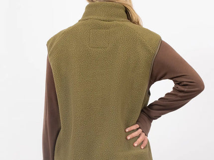 Eivy Eivy Dames Lumberjackie Sherpa Vest Olive