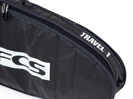 FCS FCS 6'7 Travel 1 Funboard Boardbag Black/Grey