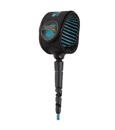 FCS FCS Freedom Helix All Round Leash - Tranquil Blue / Black