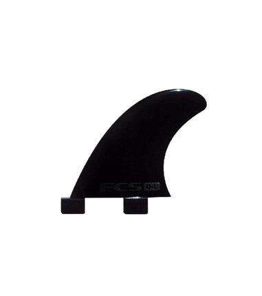 FCS FCS GL Side Fins Natural Glass Flex Sidebite Fins with Fin Key Extra Small