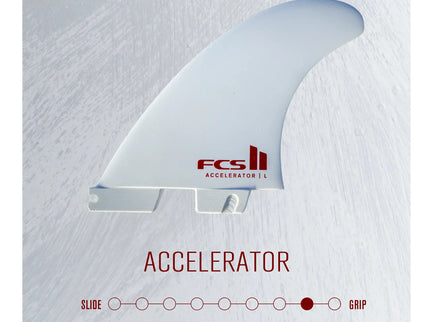 FCS FCS II Accelerator Performance Core Thruster Fins - White Edition