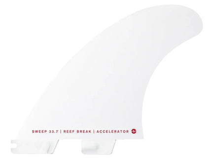 FCS FCS II Accelerator Performance Core Thruster Fins - White Edition
