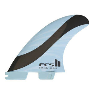 FCS FCS II Carissa Moore Performance Core AirCore Thruster Fins - Blue