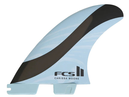 FCS FCS II Carissa Moore Performance Core AirCore Thruster Fins - Blue