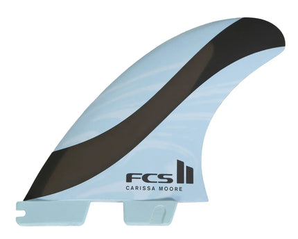FCS FCS II Carissa Moore Performance Core AirCore Thruster Fins - Blue