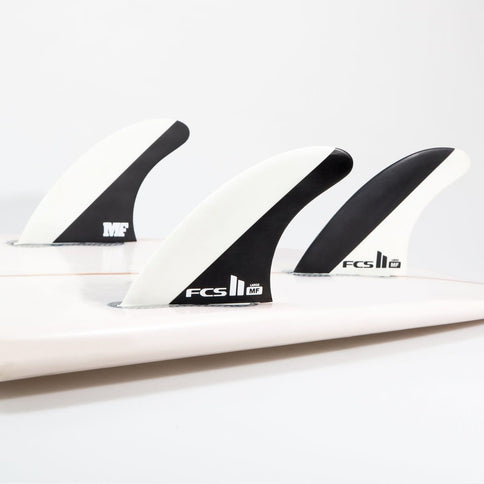 FCS FCS II Carver Mick Fanning Black/ White Thruster Fins