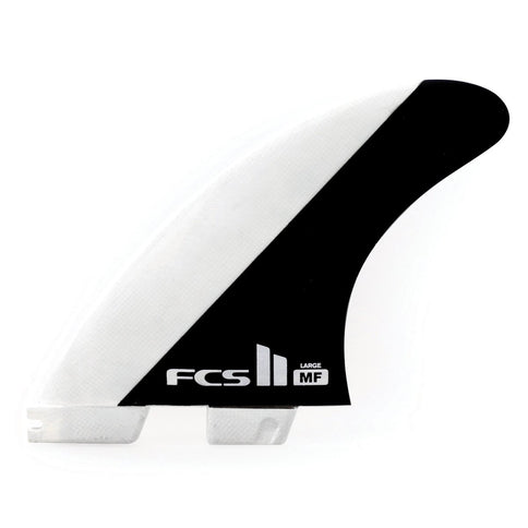 FCS FCS II Carver Mick Fanning Black/ White Thruster Fins