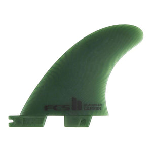 FCS FCS II Carver Neo Glass ECO Quad Rear Fins Small