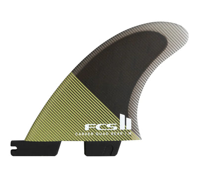 FCS FCS II Carver PC Quad Rear Fins Eucalyptus