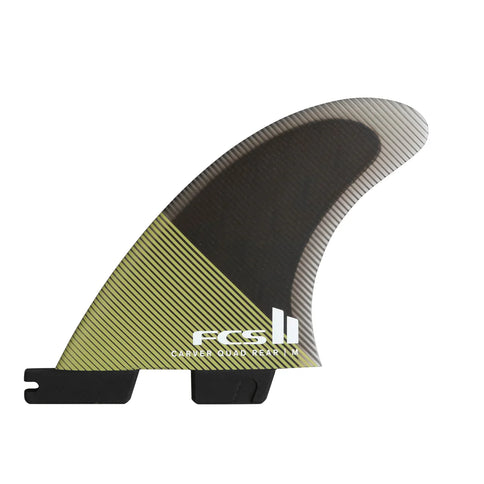 FCS FCS II Carver PC Quad Rear Fins Eucalyptus