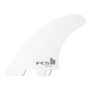 FCS FCS II Carver Performance Core Thruster Fins - White Edition