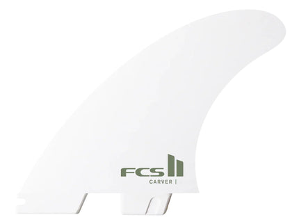 FCS FCS II Carver Performance Core Thruster Fins - White Edition