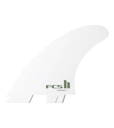 FCS FCS II Carver Performance Core Thruster Fins - White Edition