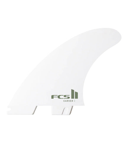 FCS FCS II Carver Performance Core Thruster Fins - White Edition