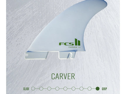 FCS FCS II Carver Performance Core Thruster Fins - White Edition