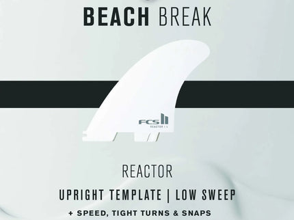 FCS FCS II Carver Performance Core Thruster Fins - White Edition