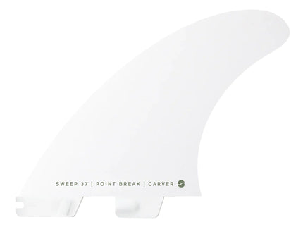 FCS FCS II Carver Performance Core Thruster Fins - White Edition