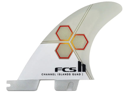 FCS FCS II Channel Islands Upright Performance Core Quad Rear Fins