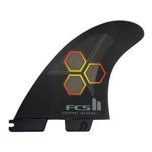 FCS FCS II Channel Islands Upright Performance Core Thruster Fins - Black Flame