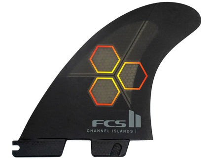 FCS FCS II Channel Islands Upright Performance Core Thruster Fins - Black Flame