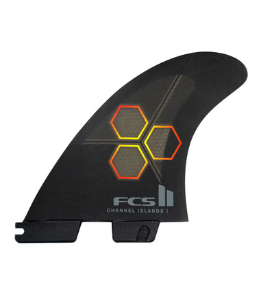 FCS FCS II Channel Islands Upright Performance Core Thruster Fins - Black Flame