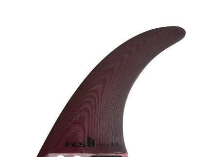 FCS FCS II Clique PG 9 Inch Longboard Fin Dust Red