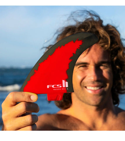 FCS FCS II Code Red Mason Ho PC AirCore Thruster Fins Red
