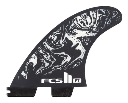 FCS FCS II Filipe Toledo Performance Core Thruster Fins - Black / White