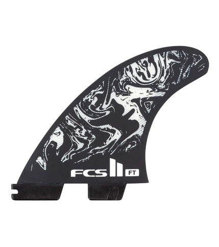 FCS FCS II Filipe Toledo Performance Core Thruster Fins - Black / White