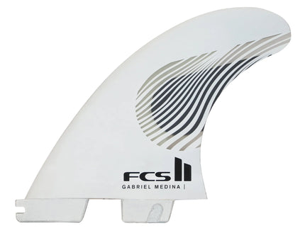 FCS FCS II Gabriel Medina Performance Core Thruster Fins - Black / White