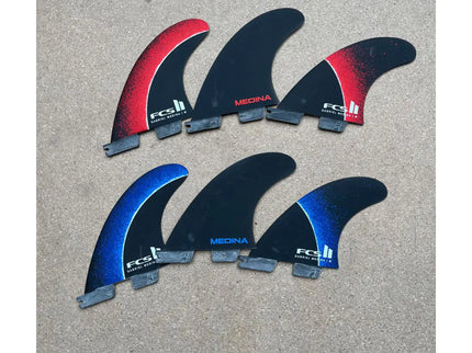 FCS FCS II Gabriel Medina Performance Core Thruster Fins - Blue