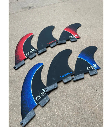 FCS FCS II Gabriel Medina Performance Core Thruster Fins - Fireball
