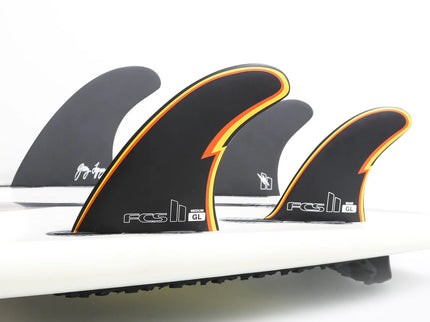 FCS FCS II GL PC Black Tri-Quad Fins