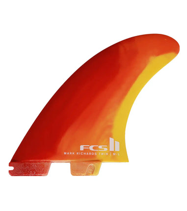 FCS FCS II Mark Richards Performance Core Twin + 1 Fins - Sunset Swirl