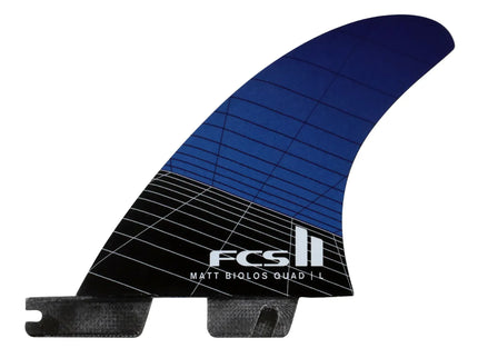 FCS FCS II Matt Biolos Carver PC Carbon Quad Rear Fins