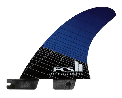 FCS FCS II Matt Biolos Carver PC Carbon Quad Rear Fins