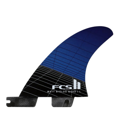FCS FCS II Matt Biolos Carver PC Carbon Quad Rear Fins
