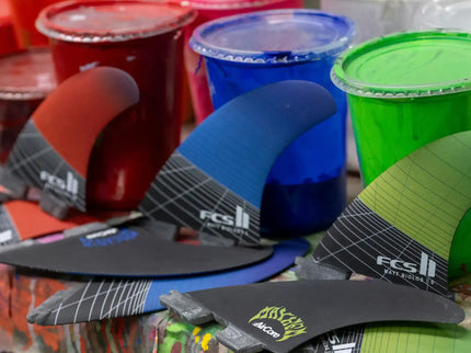 FCS FCS II Matt Biolos Carver PC Carbon Tri-Quad Fins