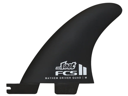 FCS FCS II Mayhem Driver Performance Core Carbon Quad Rear Fins