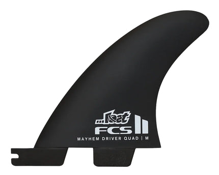 FCS FCS II Mayhem Driver Performance Core Carbon Quad Rear Fins