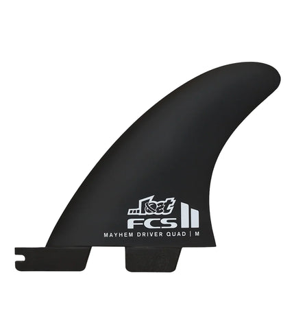 FCS FCS II Mayhem Driver Performance Core Carbon Quad Rear Fins