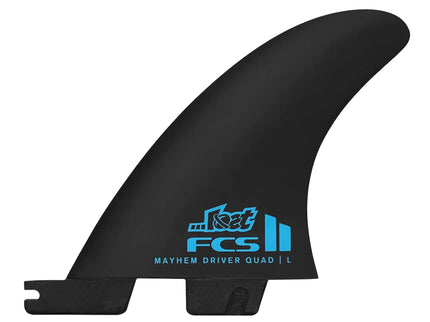 FCS FCS II Mayhem Driver Performance Core Carbon Quad Rear Fins