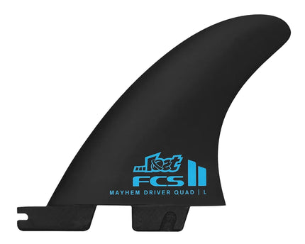 FCS FCS II Mayhem Driver Performance Core Carbon Quad Rear Fins