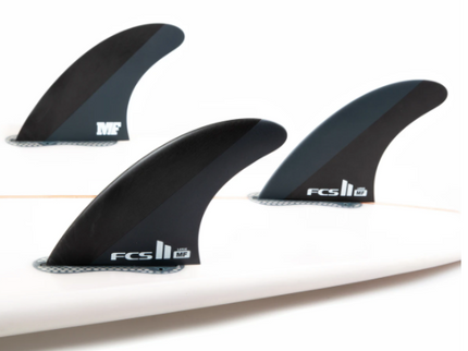 FCS FCS II Mick Fanning Neo Carbon Thruster Fins Black Charcoal