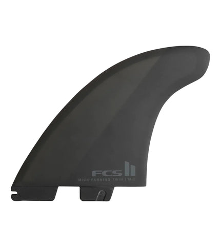 FCS FCS II Mick Fanning Performance Core Twin + 1 Fins - Black
